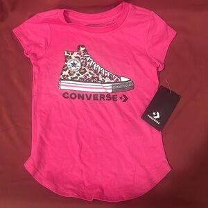 * New * Converse 4T shirt (pink)